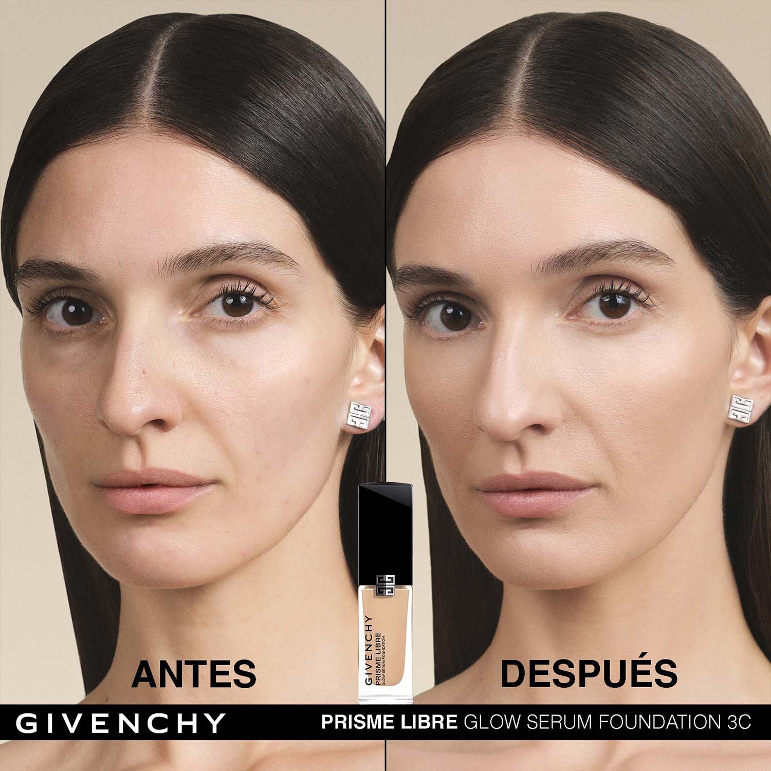 PRISME LIBRE GLOW SERUM FOUNDATION. BASE DE MAQUILLAJE EN SUERO QUE MEJORA LA PIEL, LUMINOSIDAD 24H E HIDRATACIÓN 48 H (BASE DE MAQUILLAJE EN SUERO)